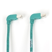 SpaceGAIN CAT6 250-MHz Ethernet Patch Cable – Molded Angled Boots, Shielded (S/FTP)