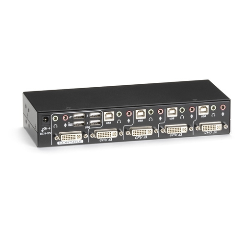KV9604A, USB Switch, DT-series, 2-/4-Port - Black Box